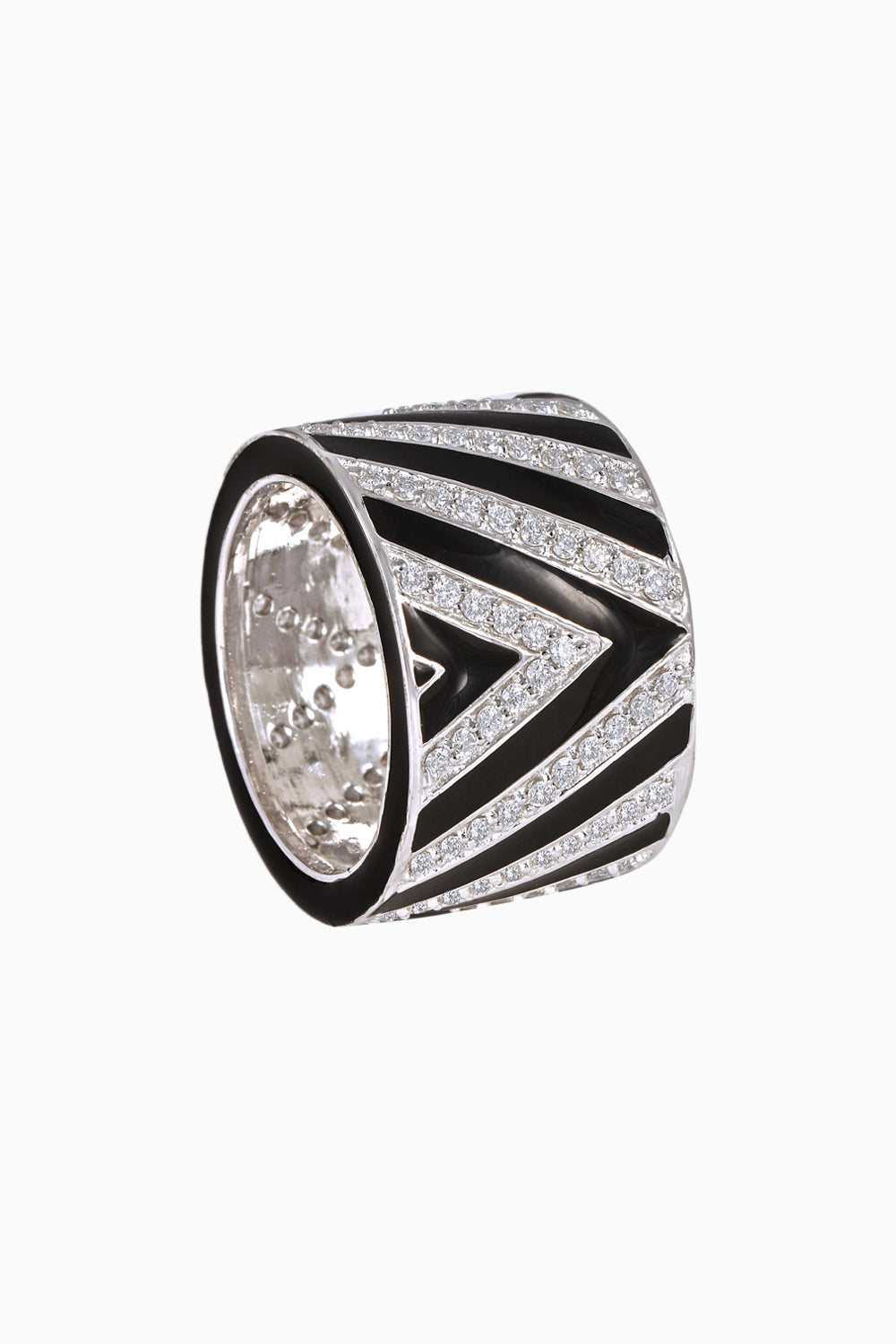 Big Zebra 18KT Gold Diamond Ring