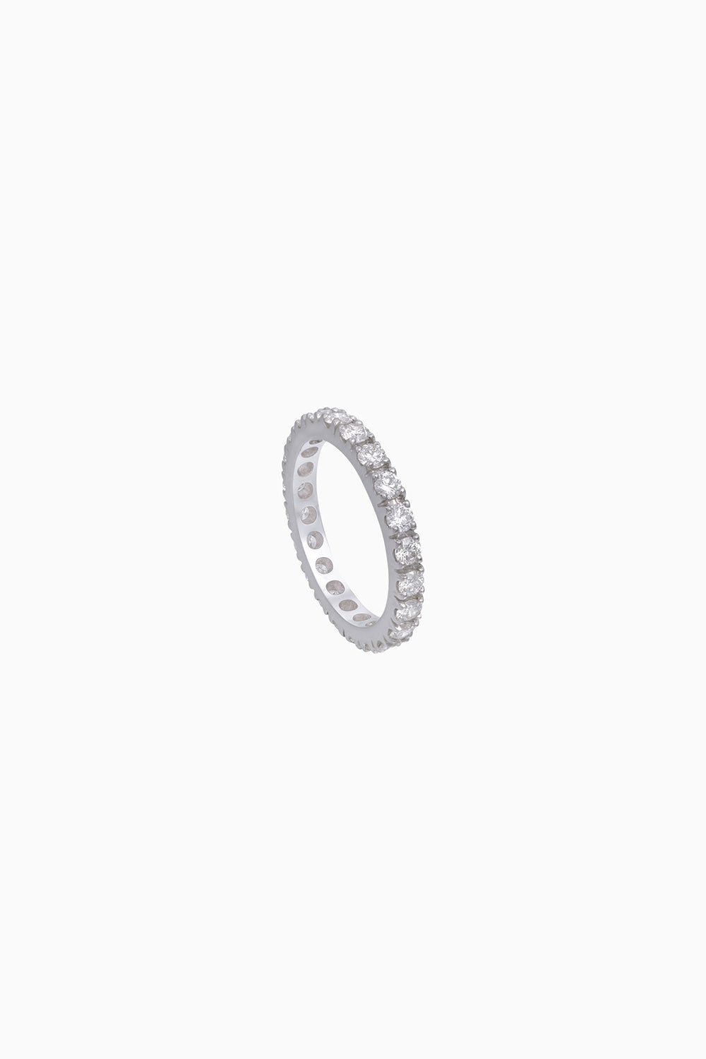 18KT Gold Diamond Stackable Eternity Ring
