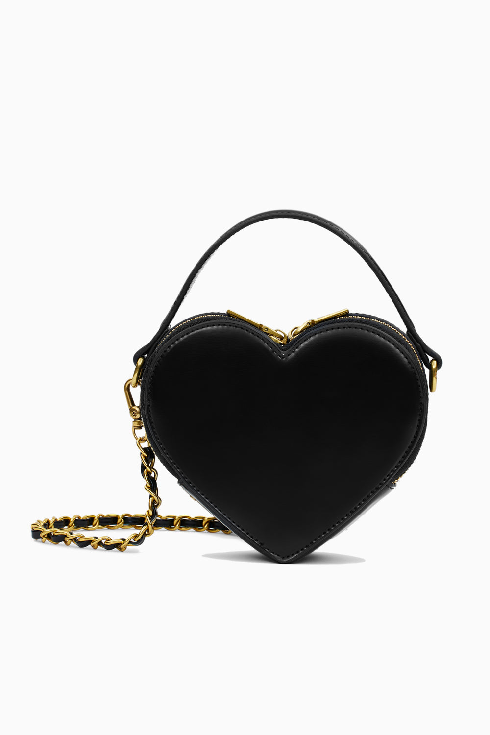 Black Sweet-Heart Crossbody Bag