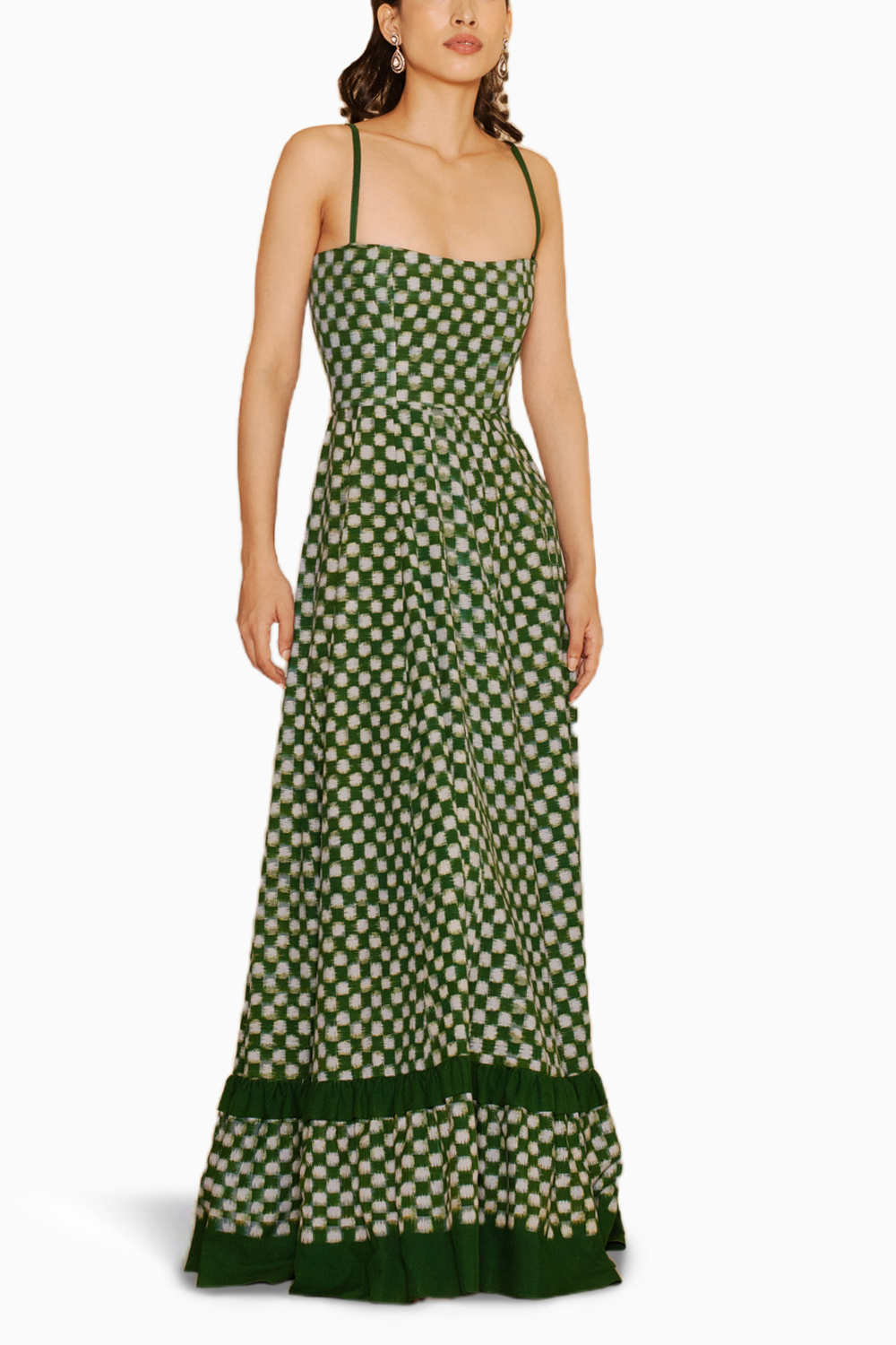 Green Checkmate Dress Green Checkmate Dress