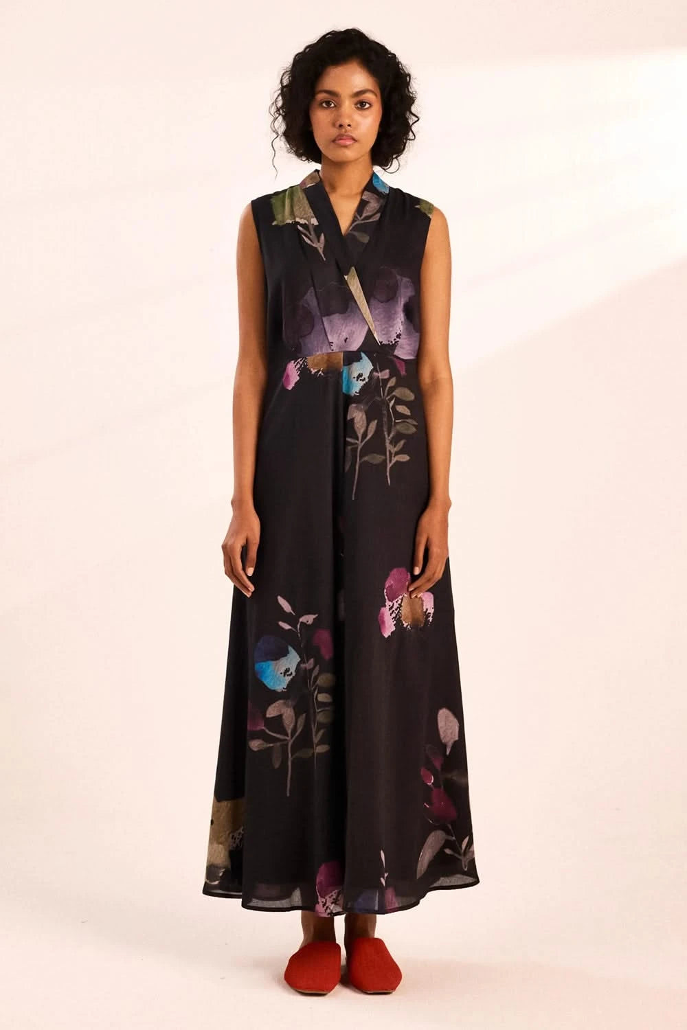 Into the Garden Shirt Dress - Black