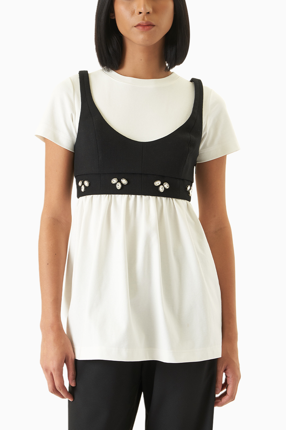 Bailey Top with T-Shirt