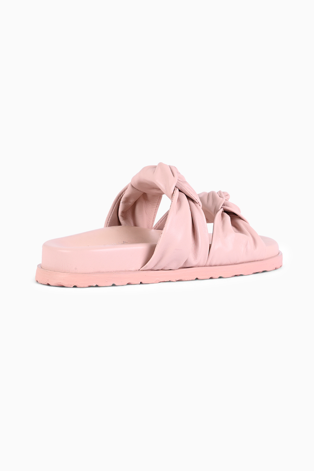 Molly Pink Leather Flats