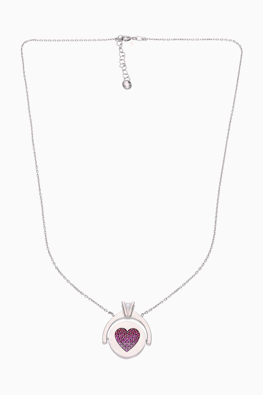 A Beautiful Ode Of Love Casual Silver Chain Necklace