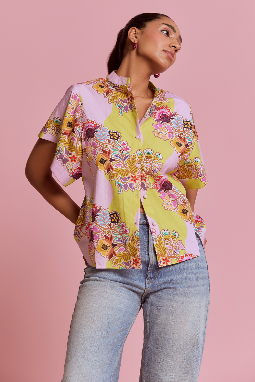 Floral Vine Margot Shirt