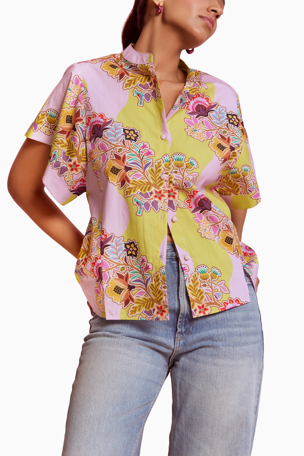 Floral Vine Margot Shirt