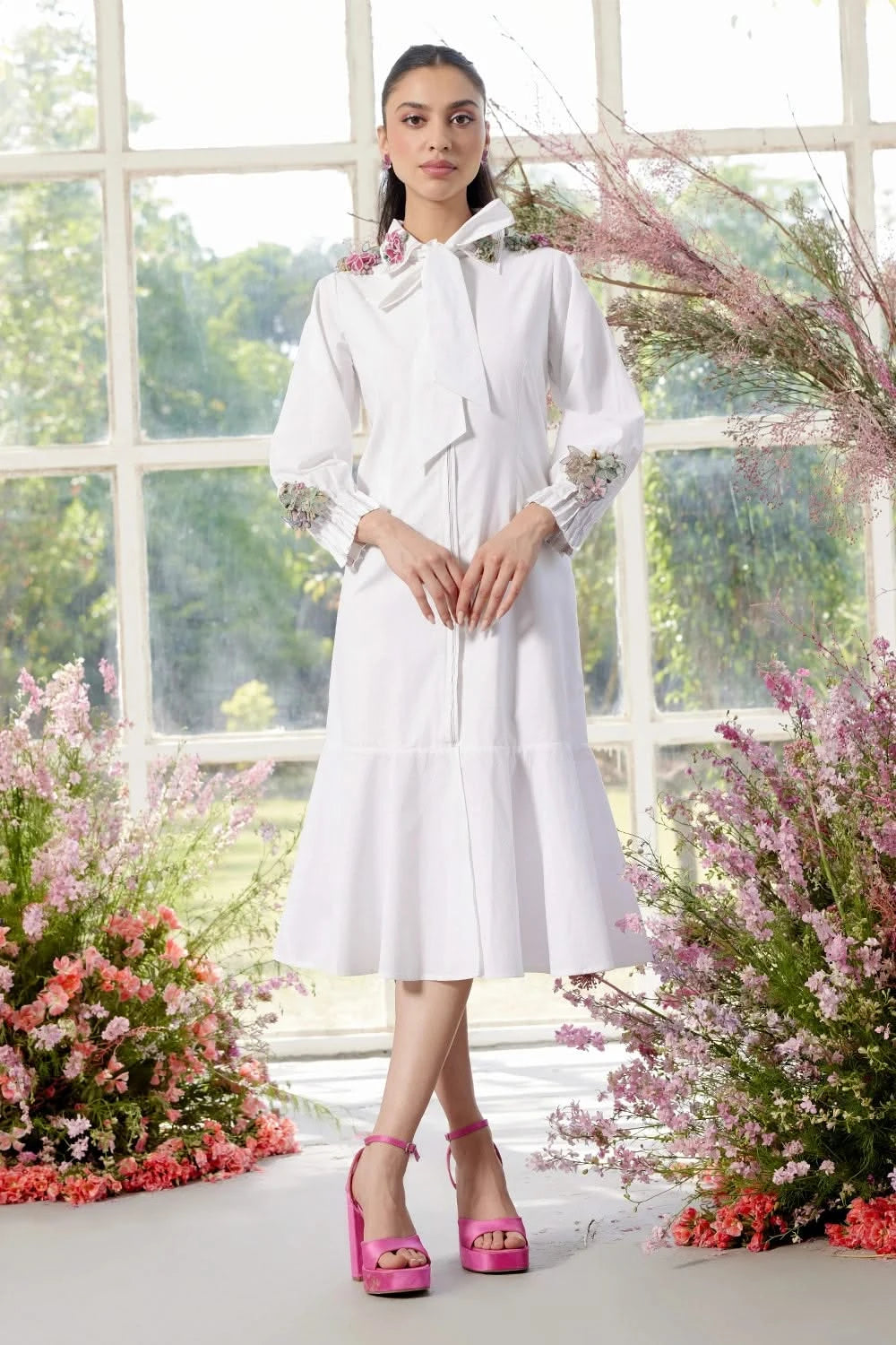 Cate Dress - White