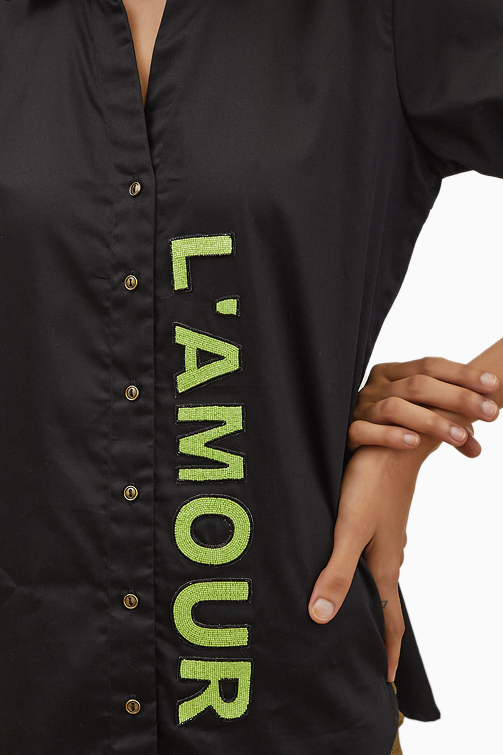 Black Neon L'Amour Shirt