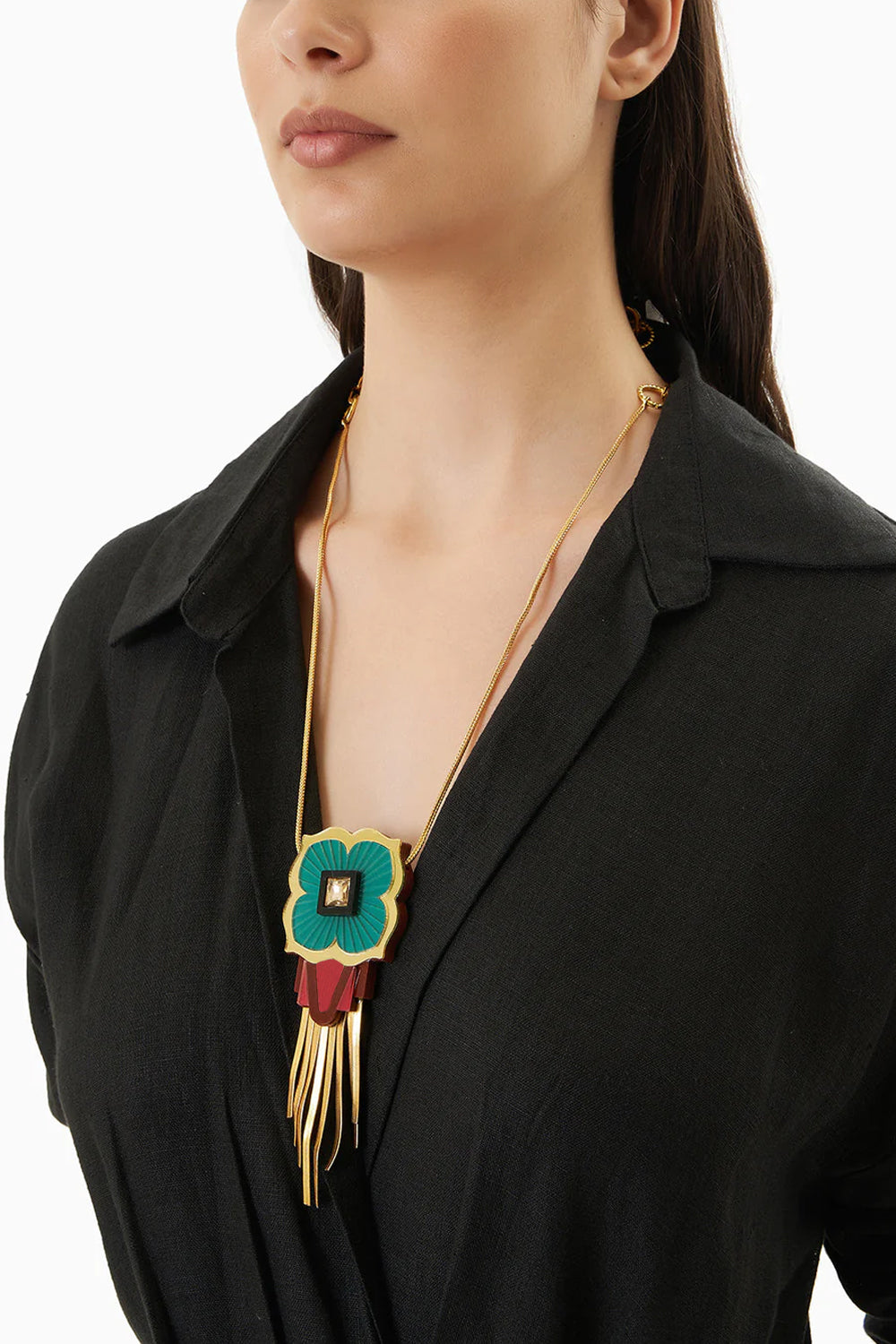 The Green Mirror Brookcress Necklace