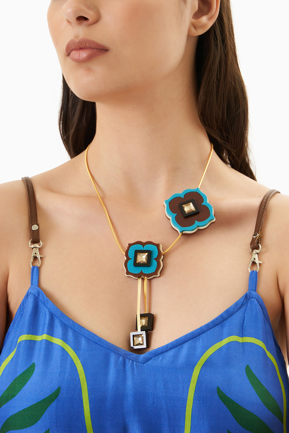 The Blue Mirror Brookcress Necklace
