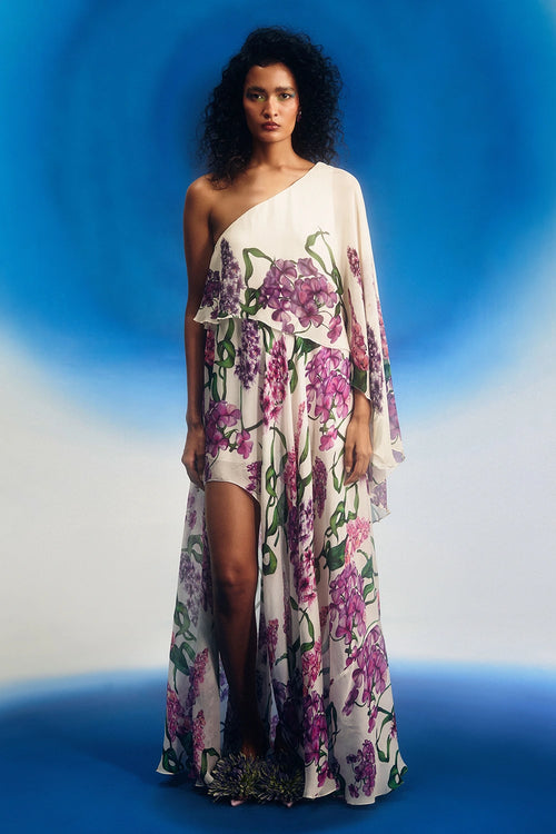 Asymmetric One Shoulder Dress