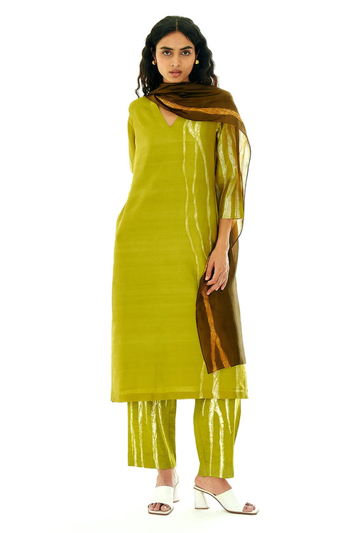 Terra Green Shoot Kurta