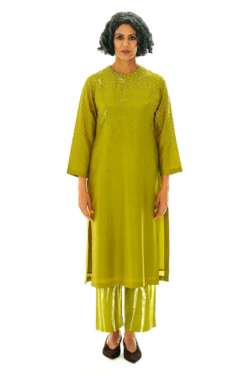 Radicle Green Shoot Kurta