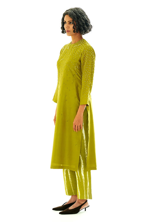 Radicle Green Shoot Kurta