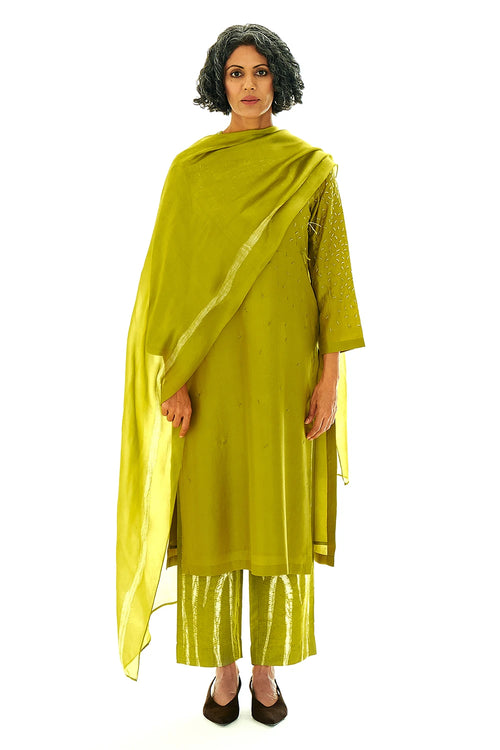 Terra Green Shoot Dupatta
