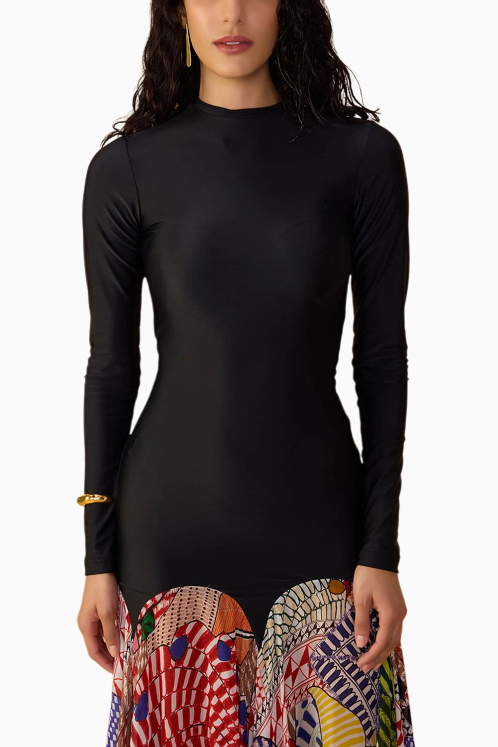 Maeva Black-Multi Dress