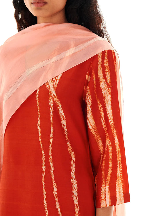 Terra Mineral Peach Dupatta