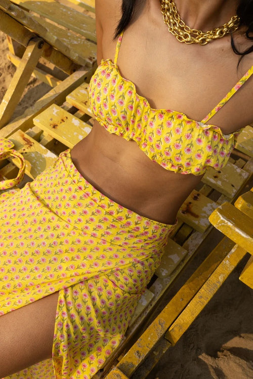 Yellow Bordi Bralette