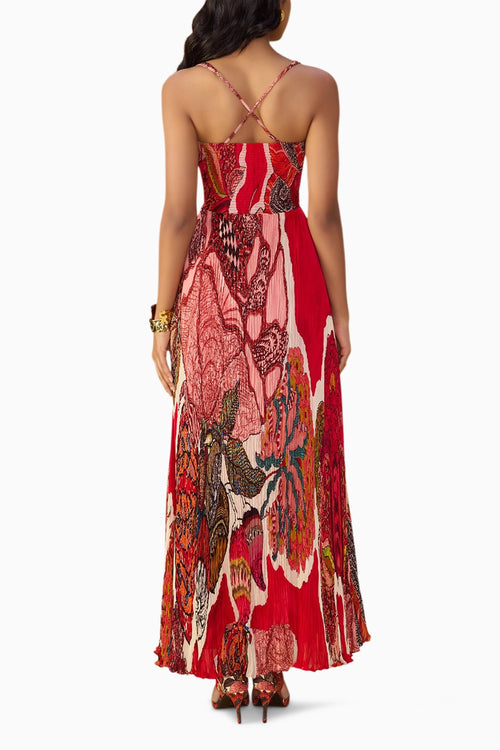 Red Velvet Kiara Dress