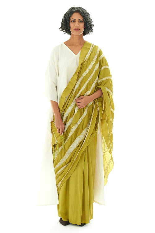 Lateral Green Shoot Saree