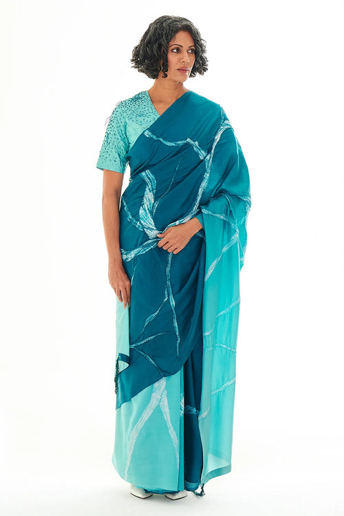 Rhizo Patina Saree