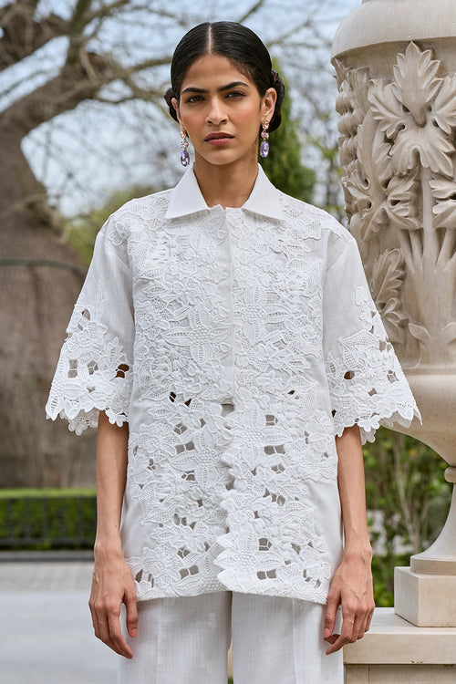 Zuri White Co-ord Set