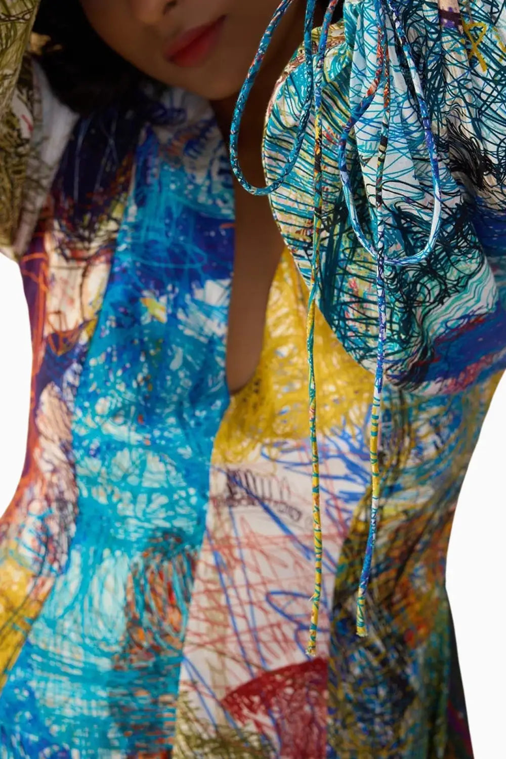 Scribble Dense Rumi Dress
