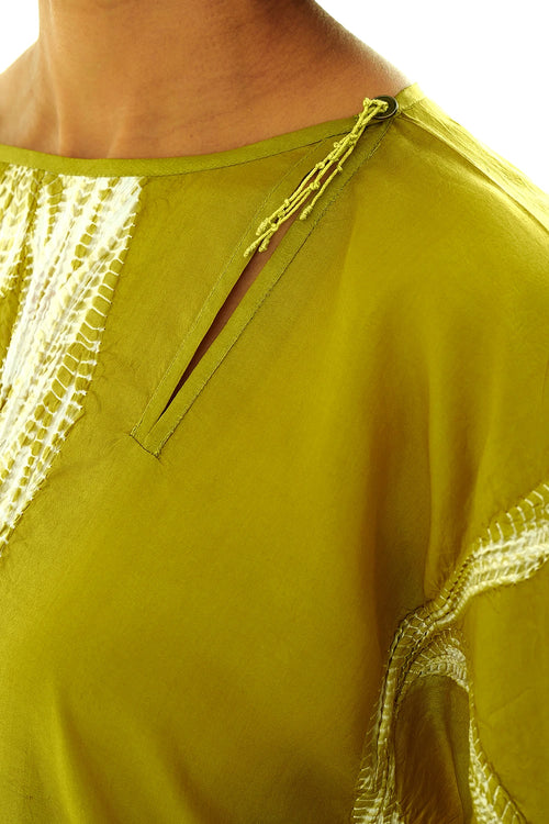 Rhizo Green Shoot Kaftan