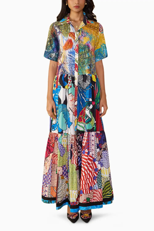 Multi Print Lylla Dress