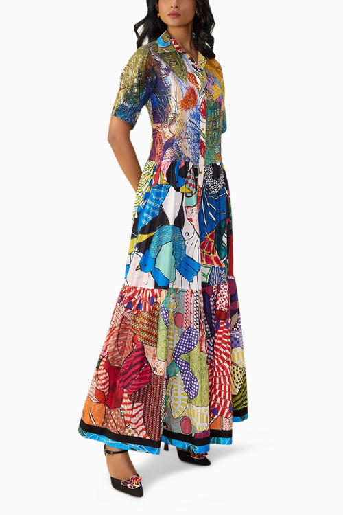 Multi Print Lylla Dress