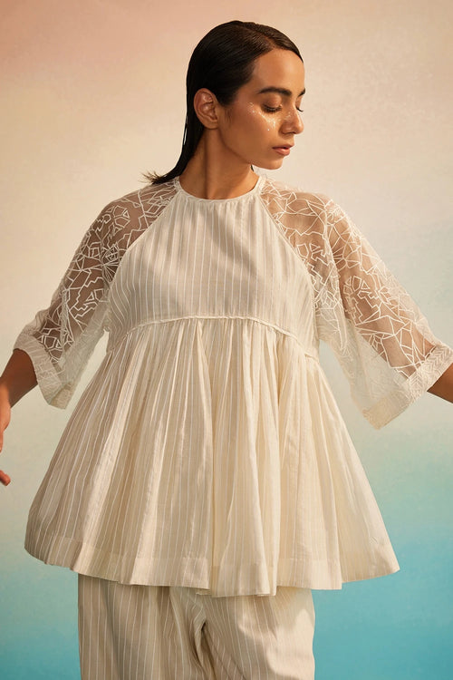 Ami Jaal Raglan Top Set
