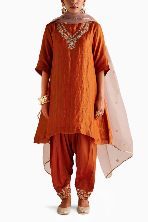 Burent Orange Suit Set
