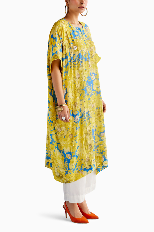 Yellow Kaftan Set