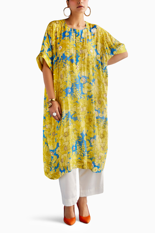 Yellow Kaftan Set