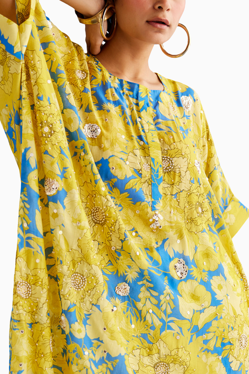 Yellow Kaftan Set