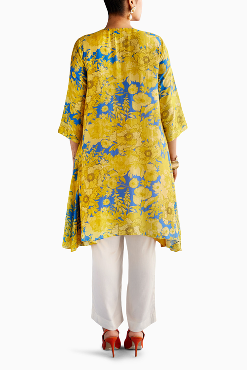 Yellow A-line Suit