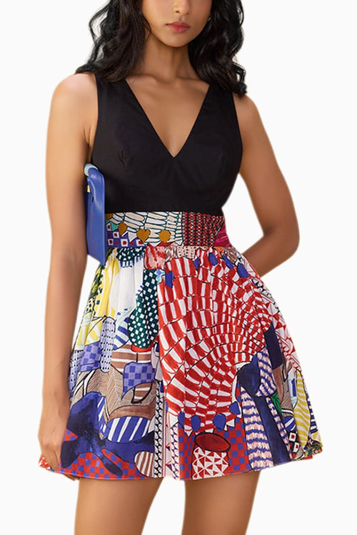 Sheryl Black Spectrum Dress