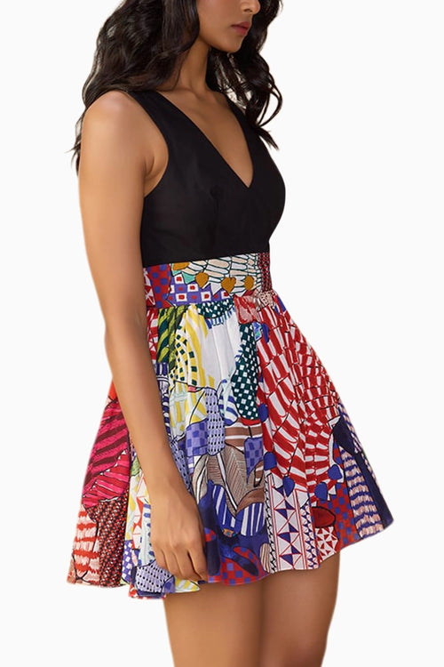 Sheryl Black Spectrum Dress