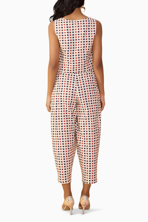 Box Delfie Waistcoat with Loly Trouser
