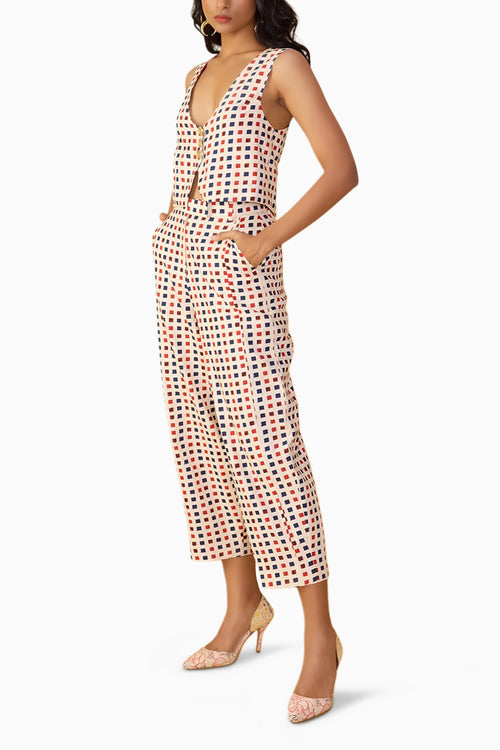 Box Delfie Waistcoat with Loly Trouser