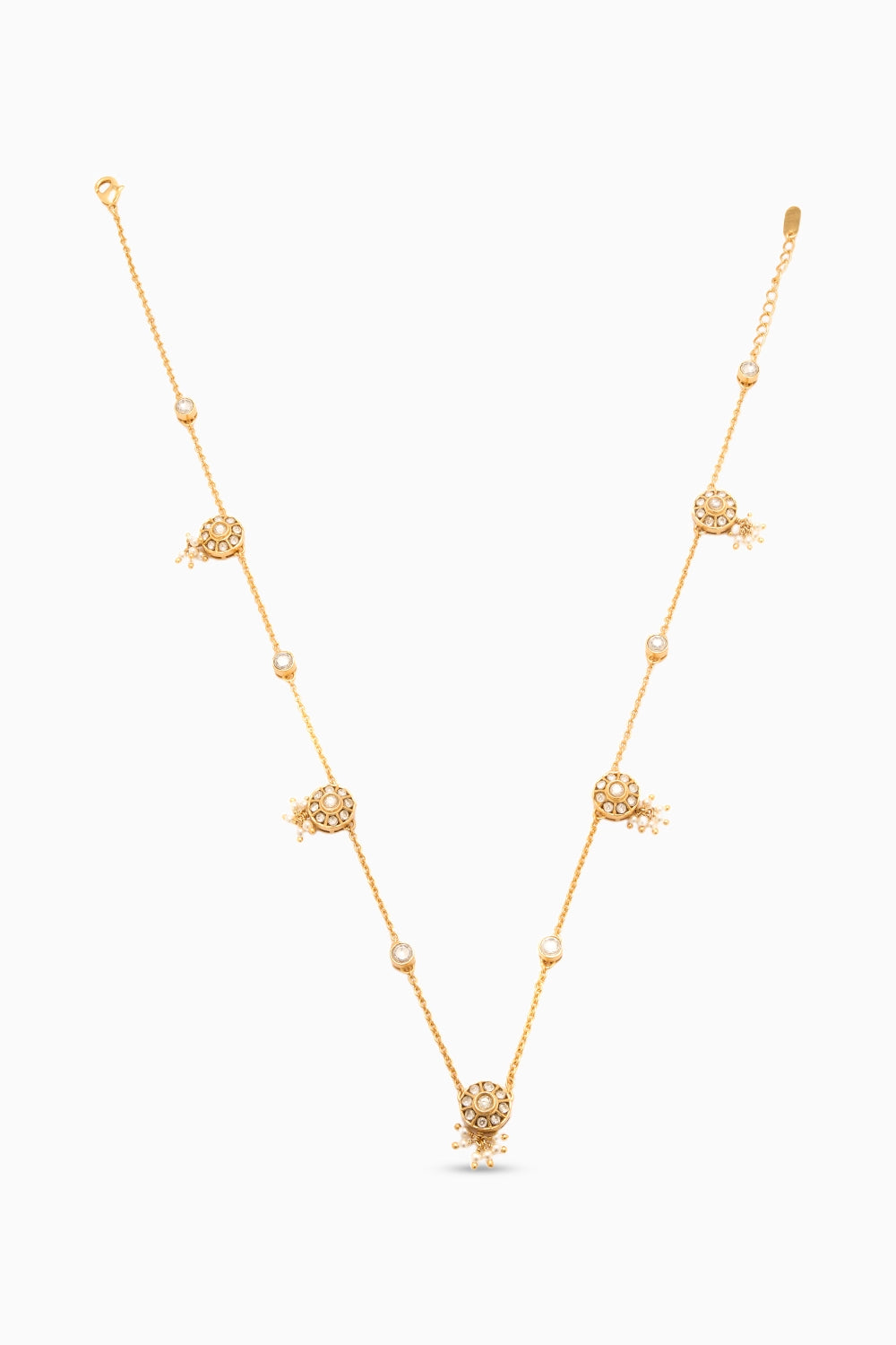 Pakeezah Dainty Kundan Necklace