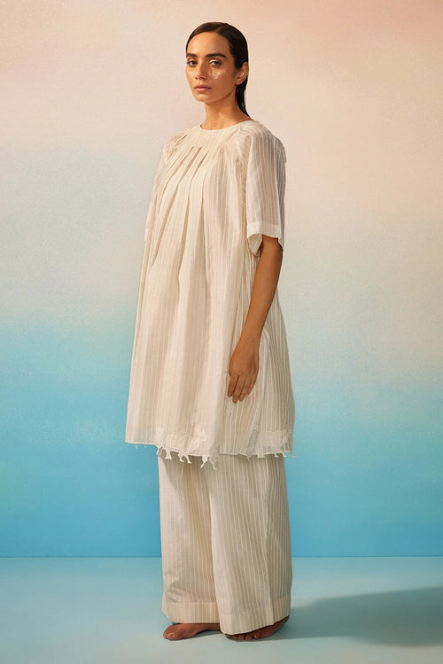Orihime Box Pleat appliquÃƒÂ© Dress