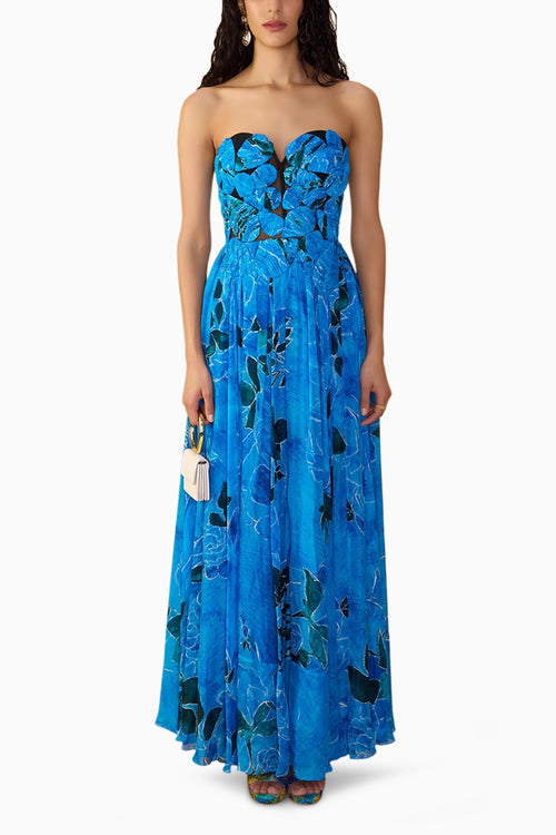 Blue Rose Athena Dress