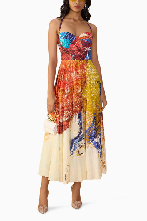 Scribble Dense Marilyn Dress
