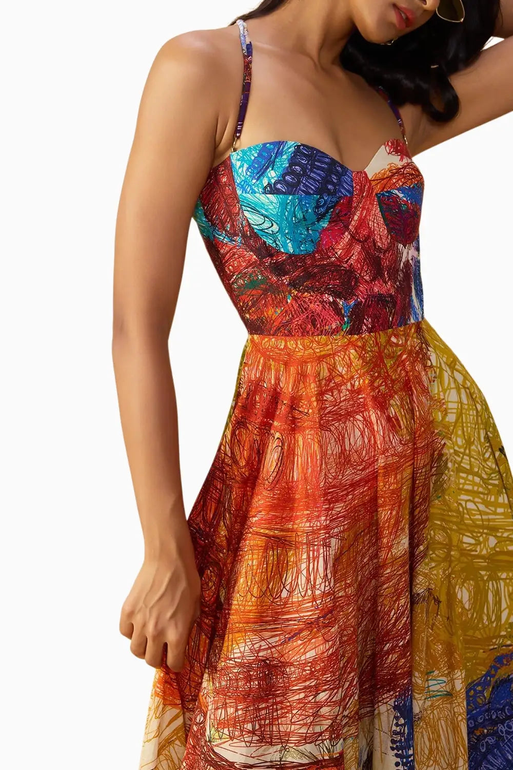 Scribble Dense Marilyn Dress