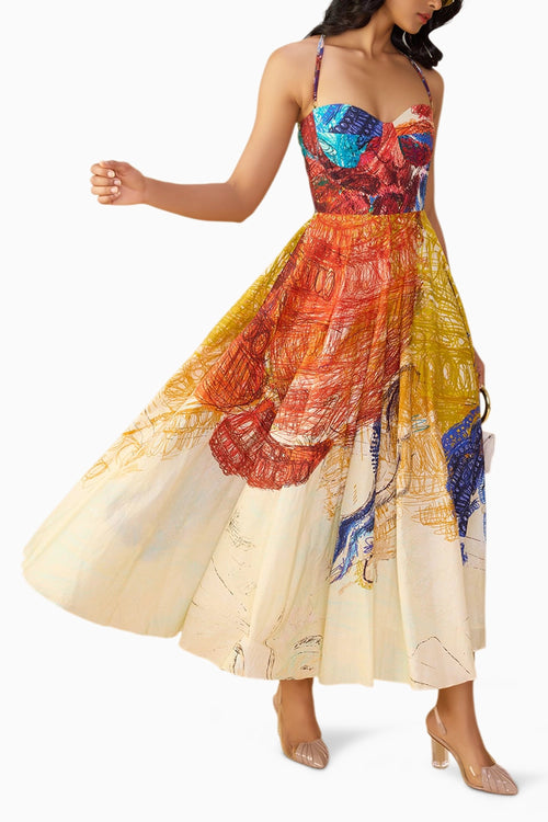 Scribble Dense Marilyn Dress