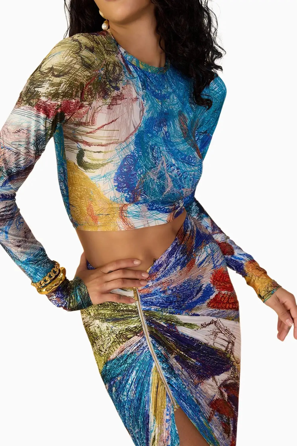 Scribble Dense Gigi Blouse