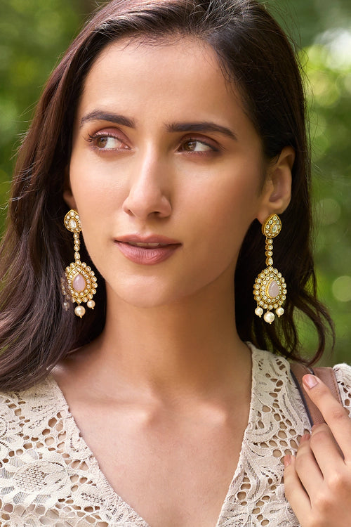 Rosa Pastel Vine Earrings
