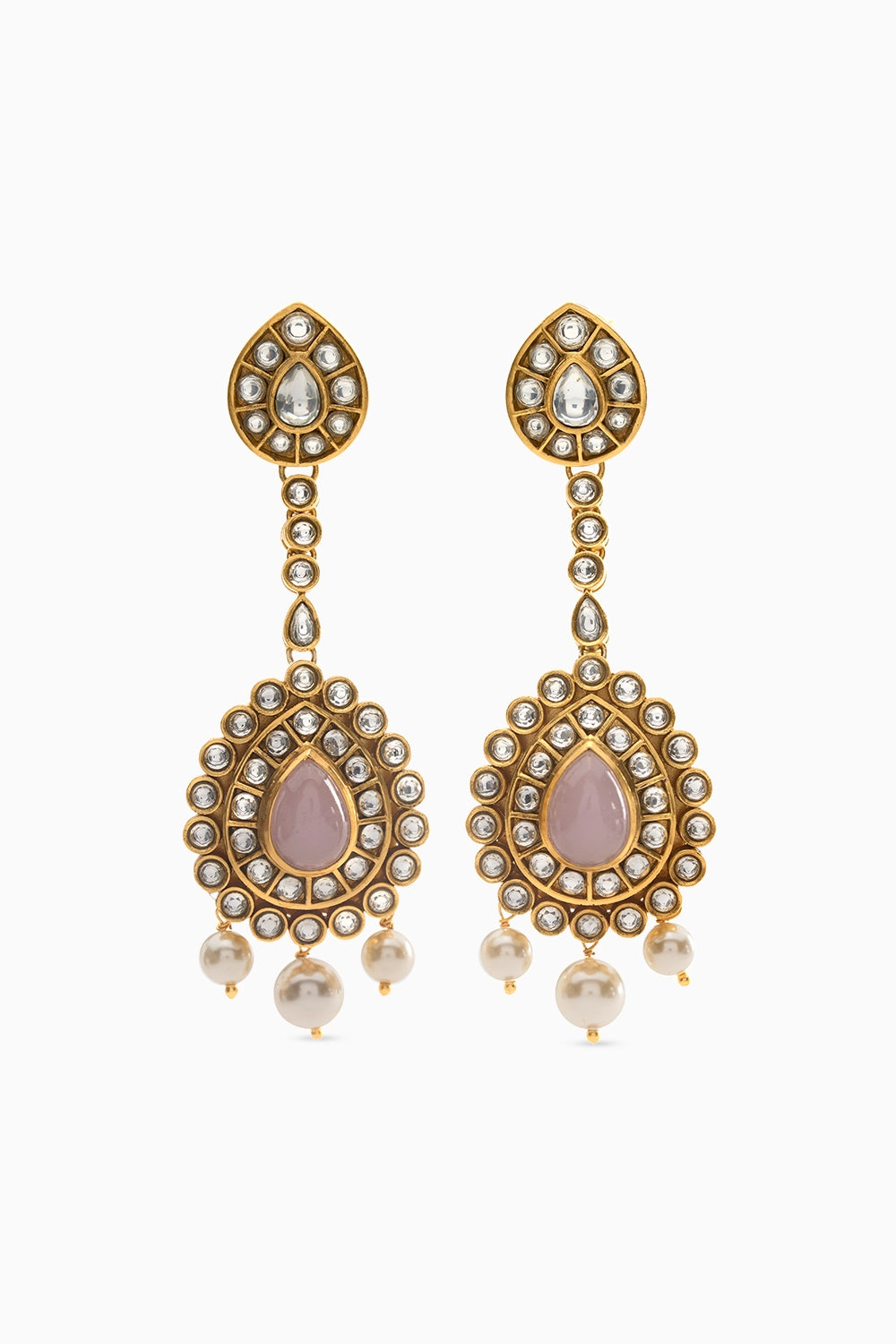 Rosa Pastel Vine Earrings