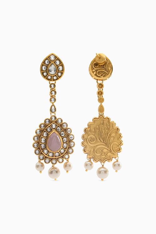 Rosa Pastel Vine Earrings